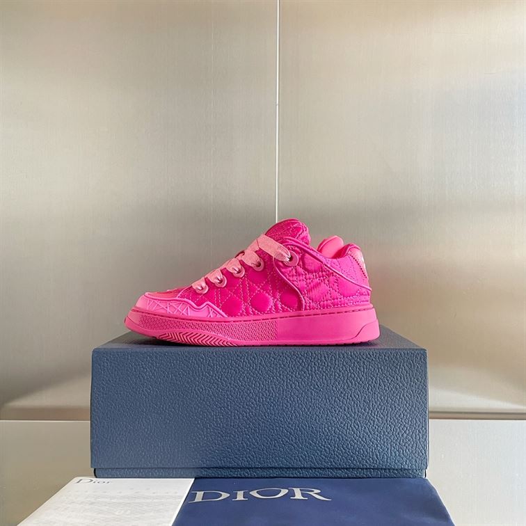 D10r BY ERL B9S SKATER SNEAKER, LIMITED AND NUMBERED EDITION FUCHSIA KUMO CANNAGE SATIN DO093