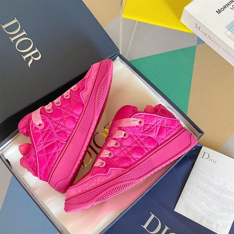 D10r BY ERL B9S SKATER SNEAKER, LIMITED AND NUMBERED EDITION FUCHSIA KUMO CANNAGE SATIN DO093