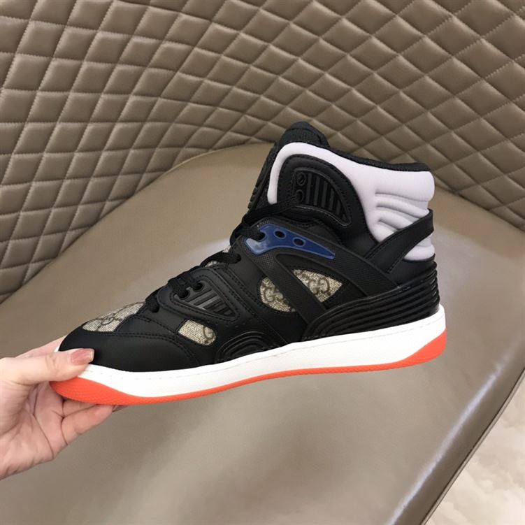 MEN S Gvc*1 BASKET SNEAKER IN BLACK DEMETRA   GCC002