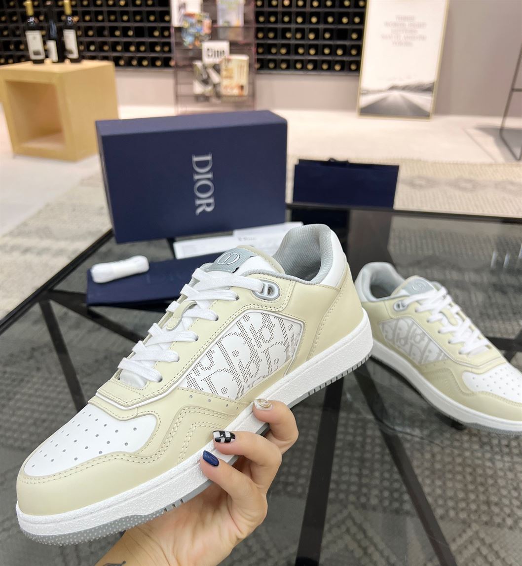 D10r B27 LOW-TOP CREAM WHITE OBLIQUE   DO011