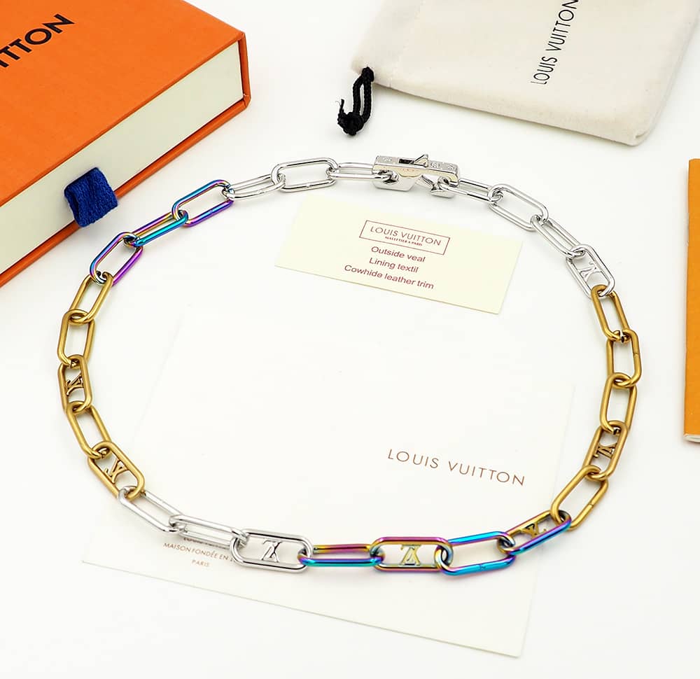 Wholesale L0vis Vvtt0n Logo Necklace