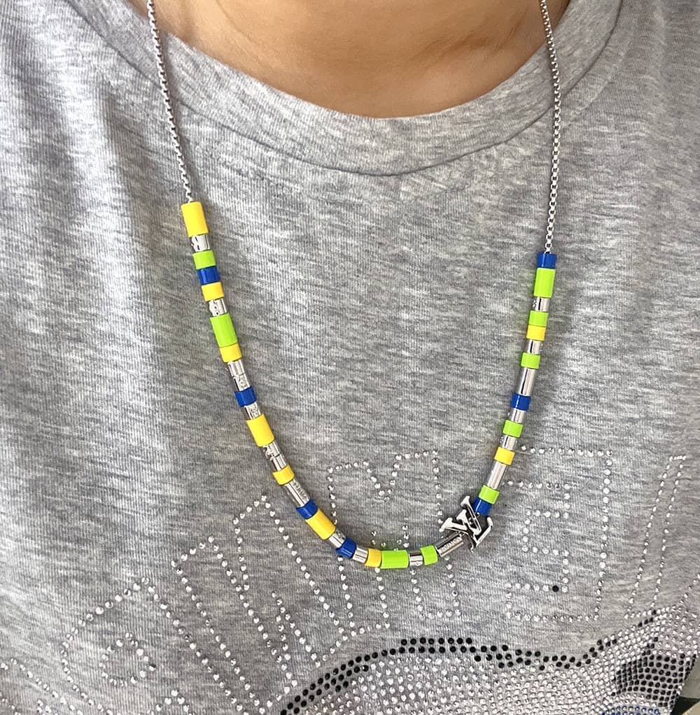 Wholesale L0vis Vvtt0n Logo Necklace
