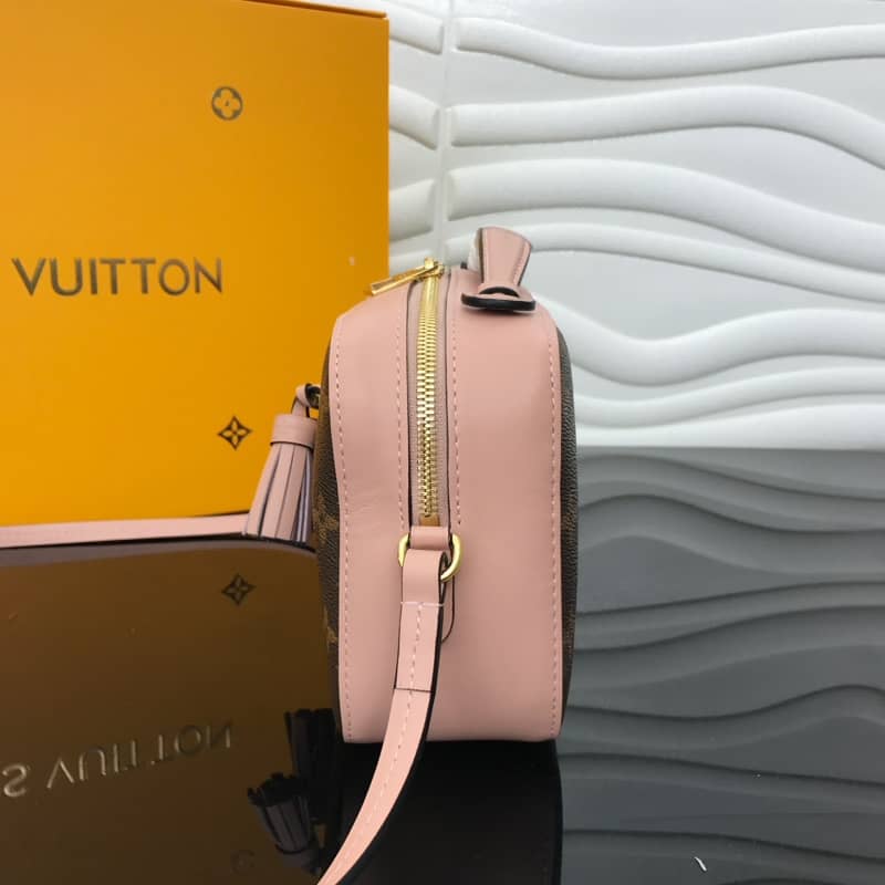 L0vis Vvtt0n Saintonge Monogram Canvas Replica Shoulder Bag Pink M43557