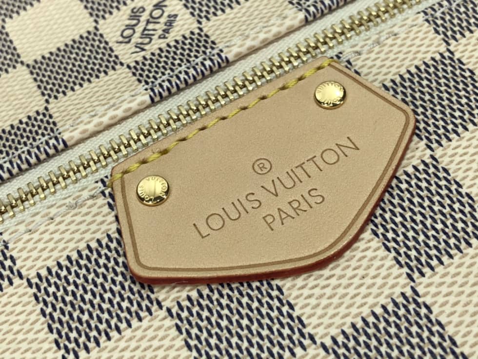 L0vis Vvtt0n Damier Azur Canvas Lena MM Replica Handbag N44040