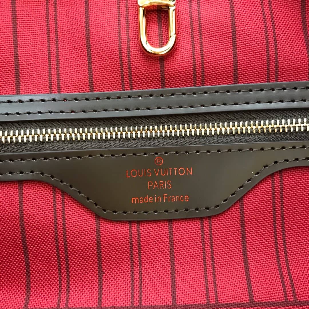L0vis Vvtt0n Neverfull MM Damier Ebene Bag Replica Red N40995