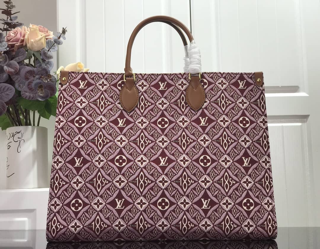 L0vis Vvtt0n On the Go GM Since 1854 Tote Replica Red M57207