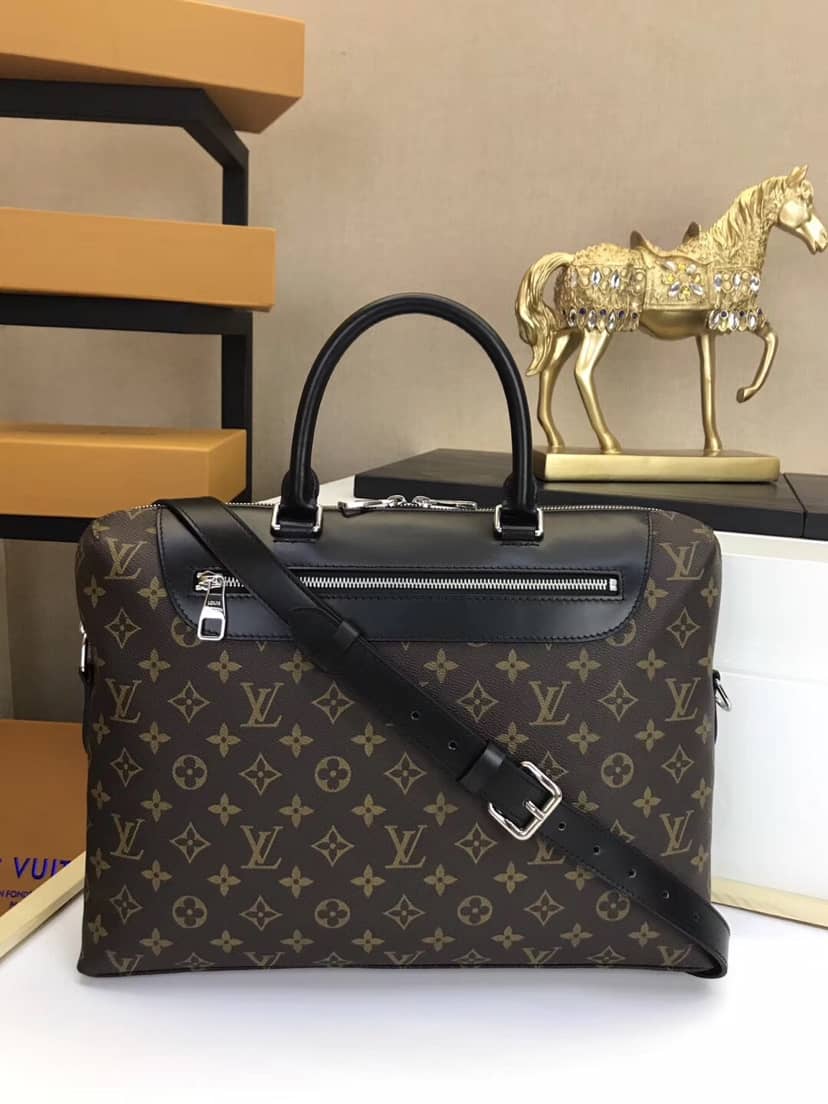 L0vis Vvtt0n Porte Monogram Macassar Document Bag Replica M54019