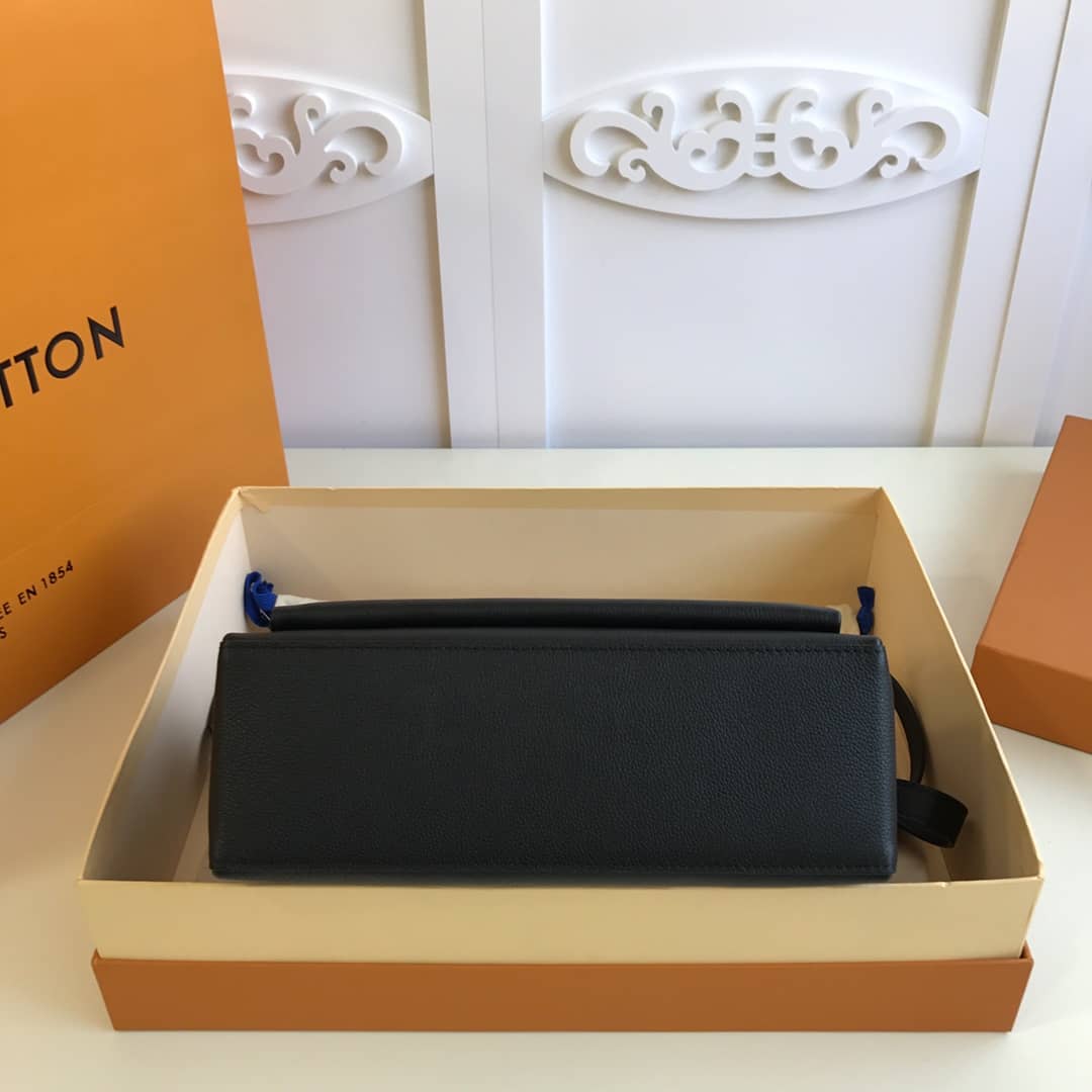 L0vis Vvtt0n MyLockMe 2way Leather Grain Replica Satchel Black M54849