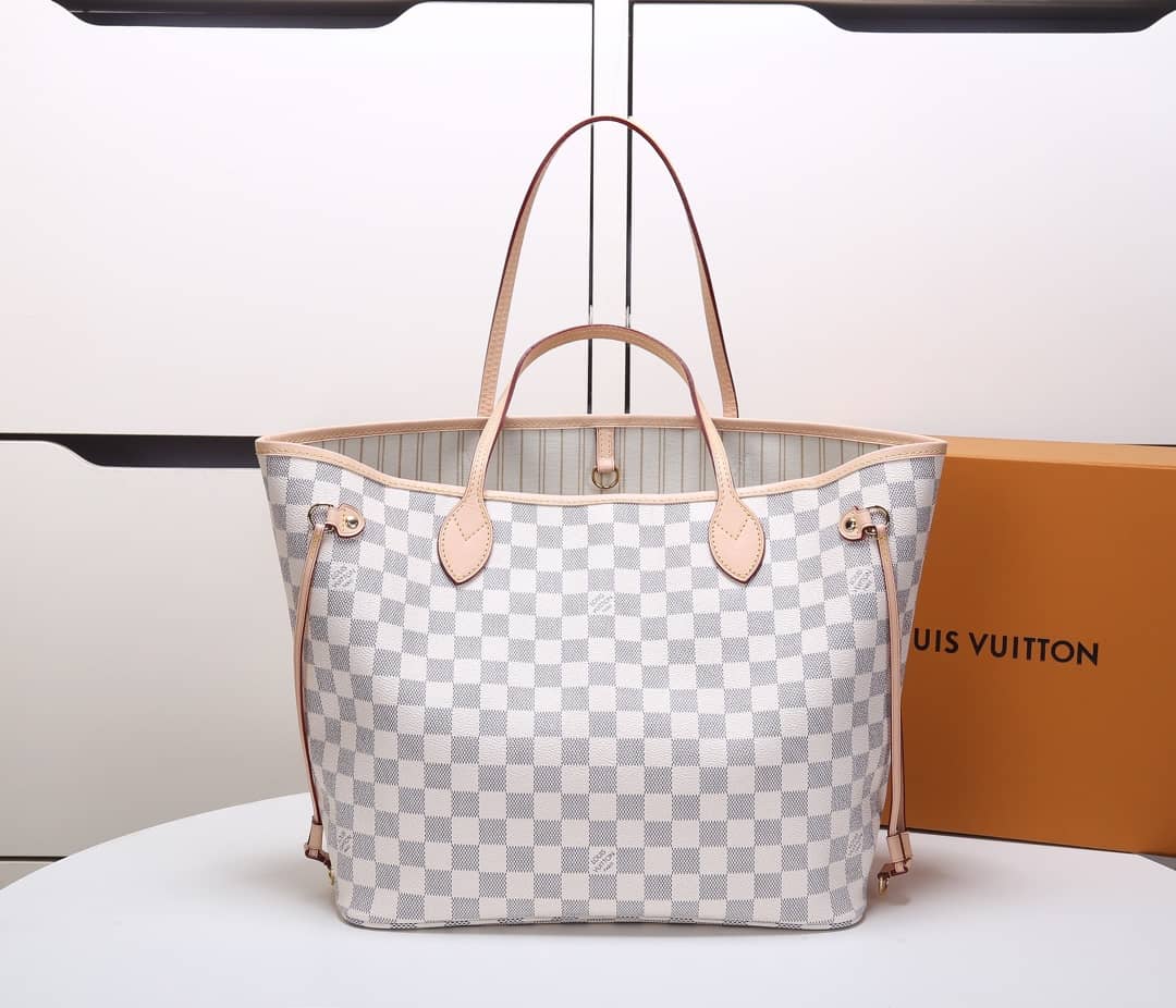 L0vis Vvtt0n Neverfull Dupe MM Damier Azur Tote N41361