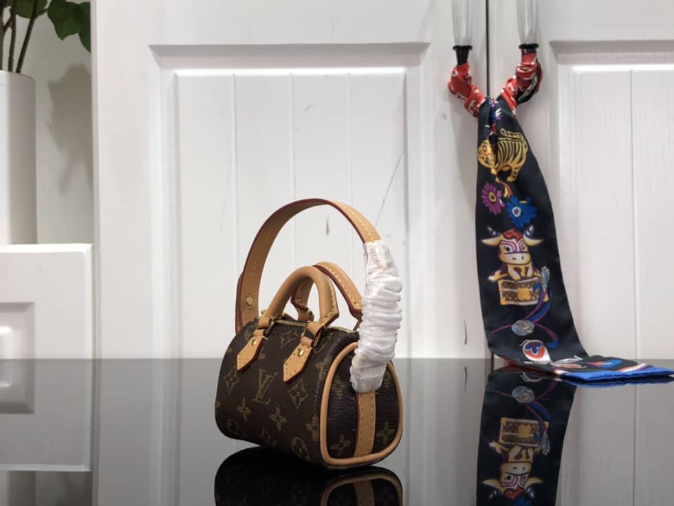 LV Bag Charm Dupe Nano Speedy Monogram M00544