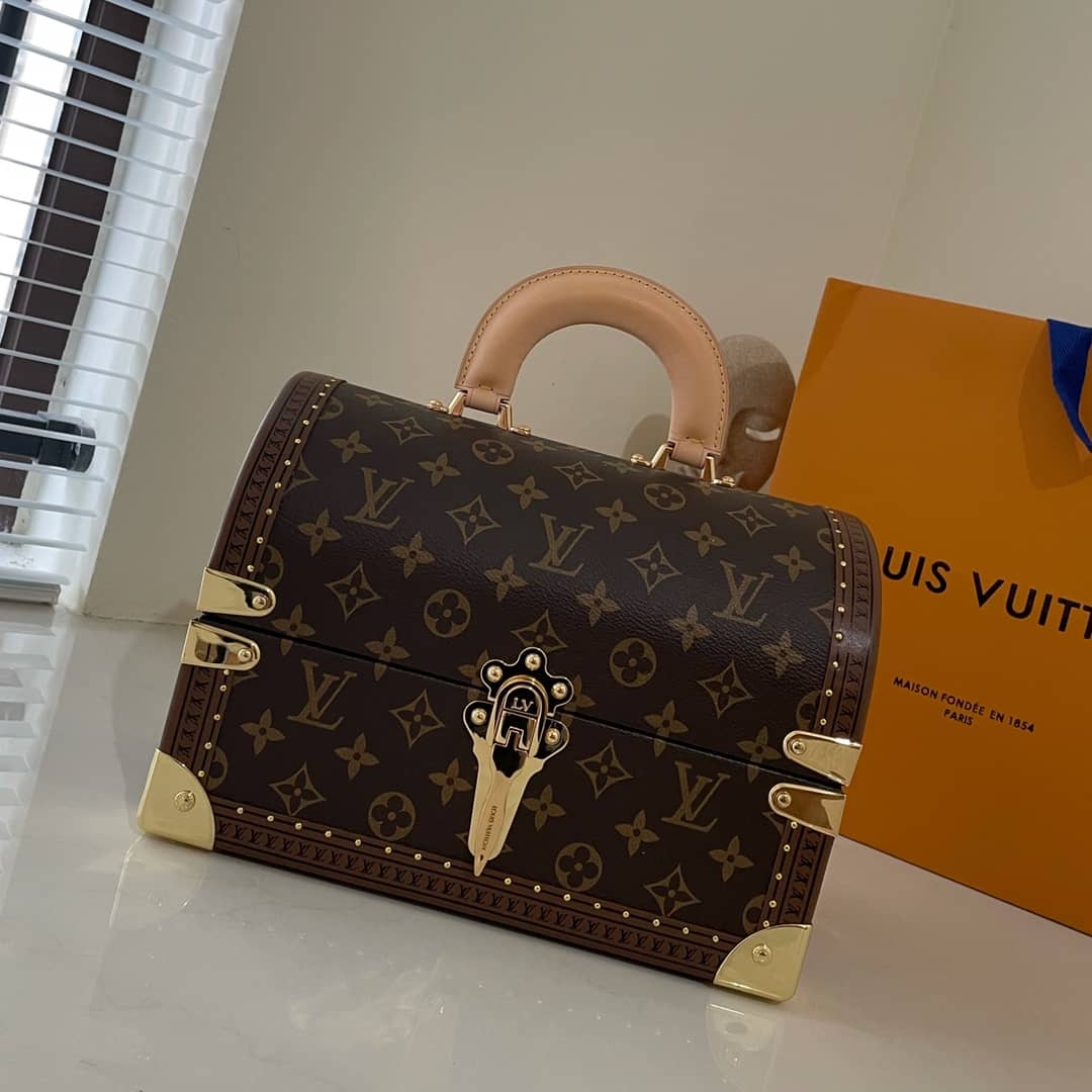 Best Replica L0vis Vvtt0n Monogram Canvas Cotteville M20210 Replica Makeup Bag(ColaReps)