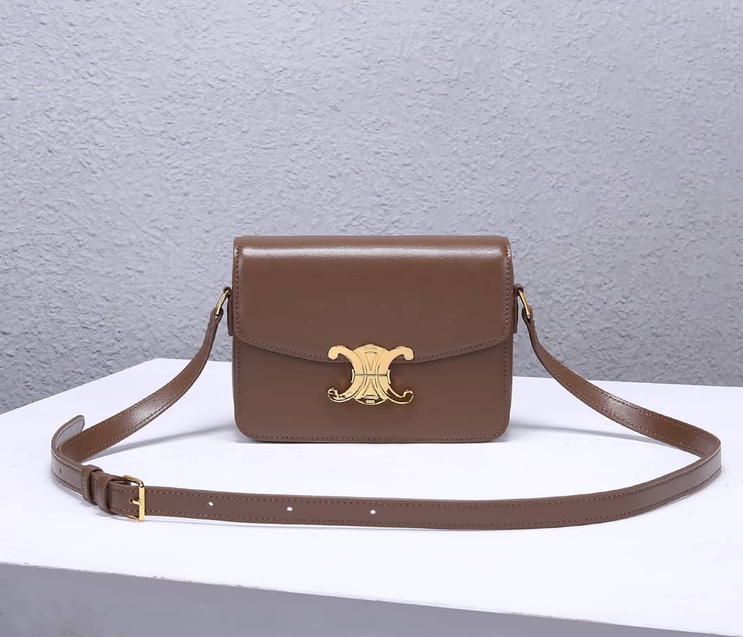 Ce1i*e Bag Dupe Triomphe Micro Luggage 18.5CM Replica Bag