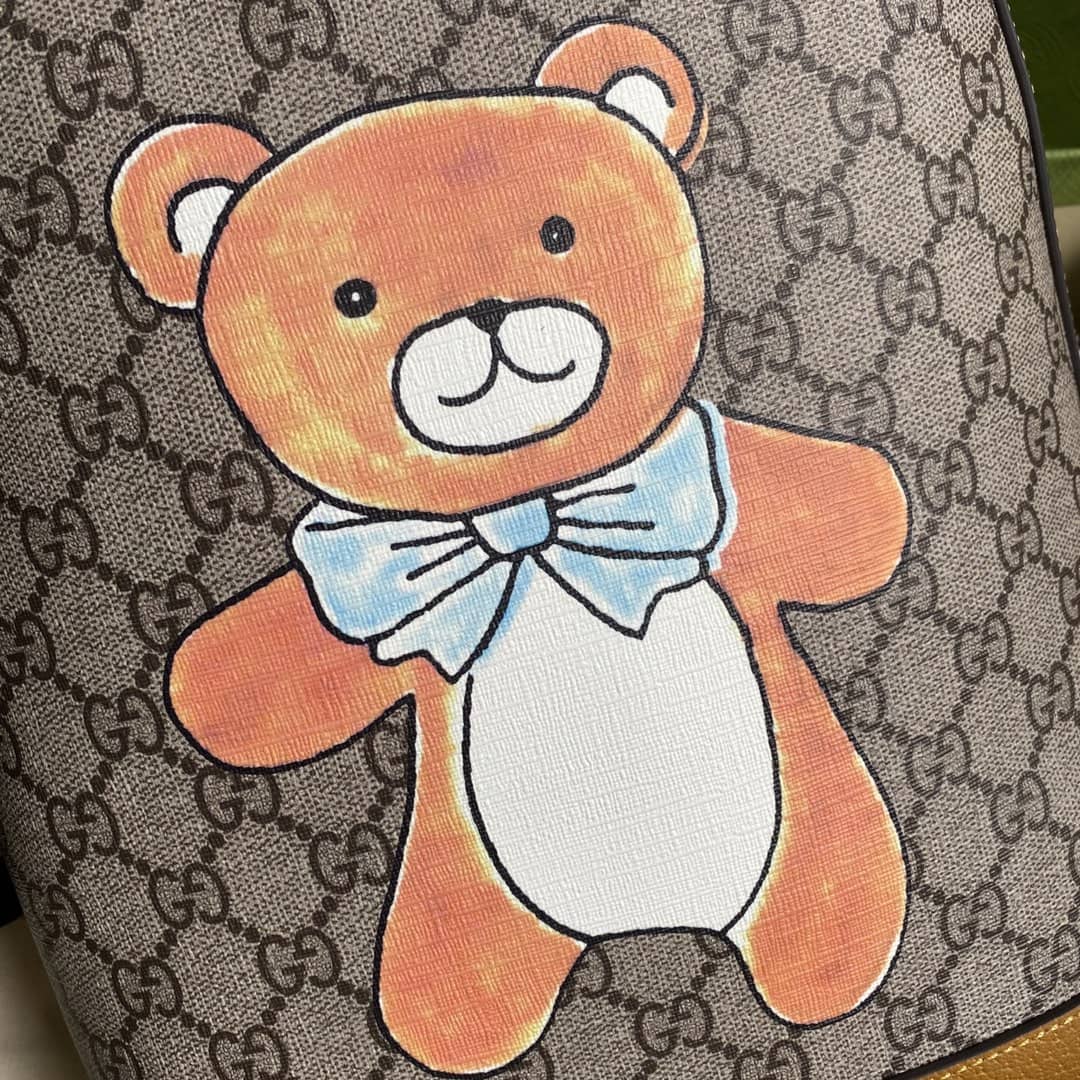 Gvc*1 Kai X Gvc*1 Teddy Bear Print Backpack Replica 647816