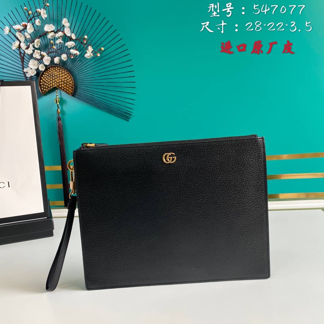 Gvc*1 Purse Dupes Marmont GG Leather Pouch 547077