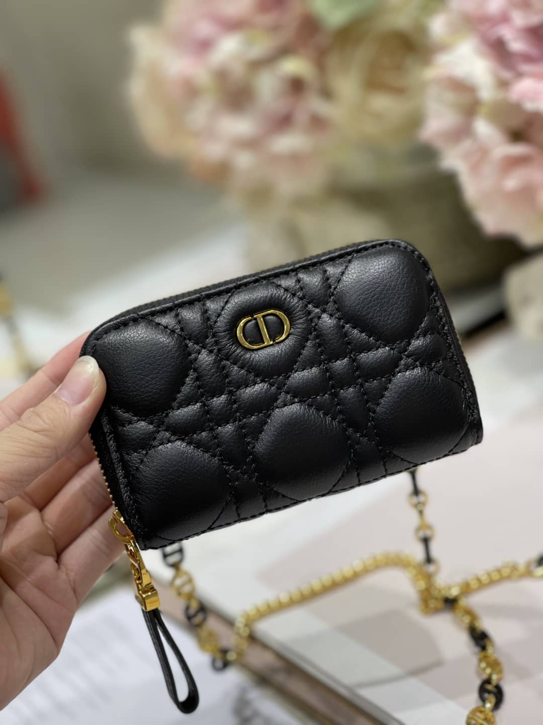 Top Chr1st1an D10r Replica Zipper Wallet