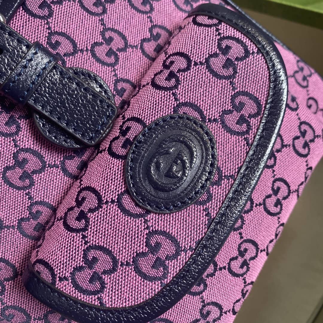 Gvc*1 Children Multicolor GG Canvas Backpack Replica 630818