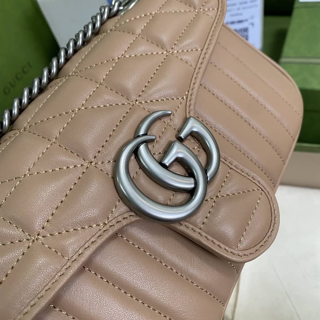 Gvc*1 Marmont GG Small matelassé Shoulder Bag Replica 443497