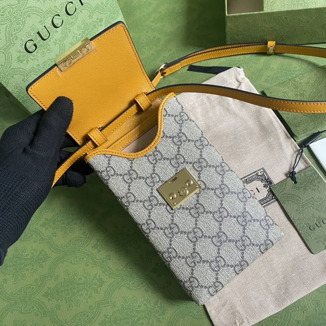 Gvc*1 Padlock Mini Phone Bag Replica 658229