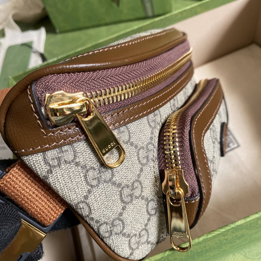 Best Replica Gvc*1 Interlocking GG Svp*me Belt Bag Replica 682933(ColaReps)