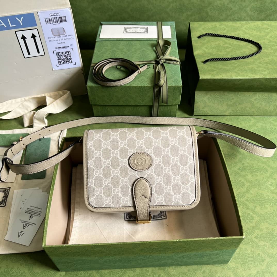 Gvc*1 Mini Shoulder Crossbody Bag With Interlocking 671620 Replica