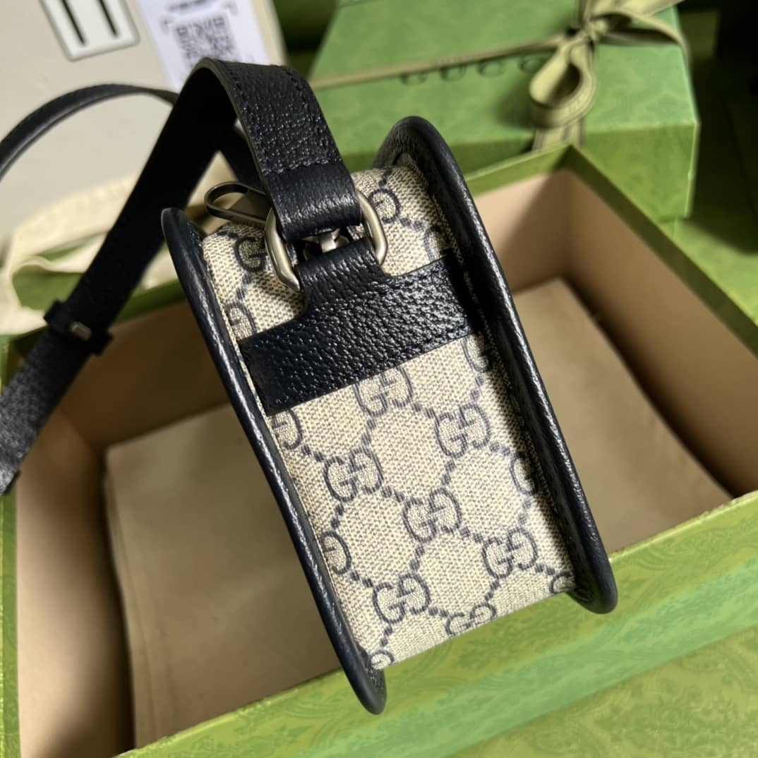 Gvc*1 GG Interlocking Mini Shoulder Crossbody Bag 658572 Replica