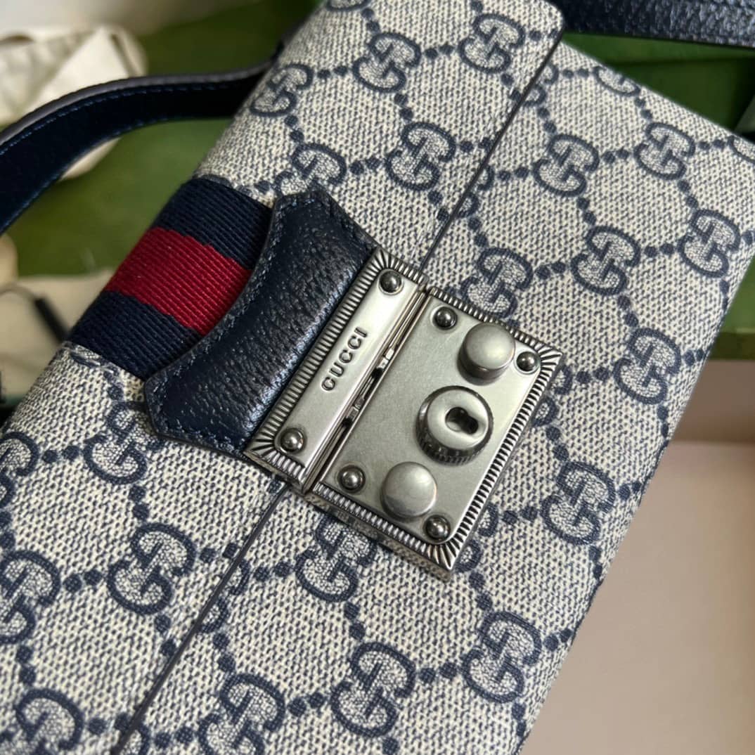 Gvc*1 Crossbody Dupe Padlock Mini GG Svp*me Canvas Top Handle 652683