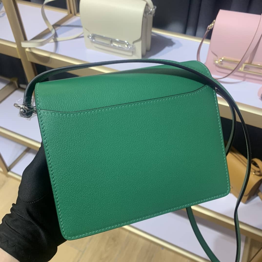H**me5 Roulis Mini Sac Evercolor Calfskin Leather Crossbody Bag