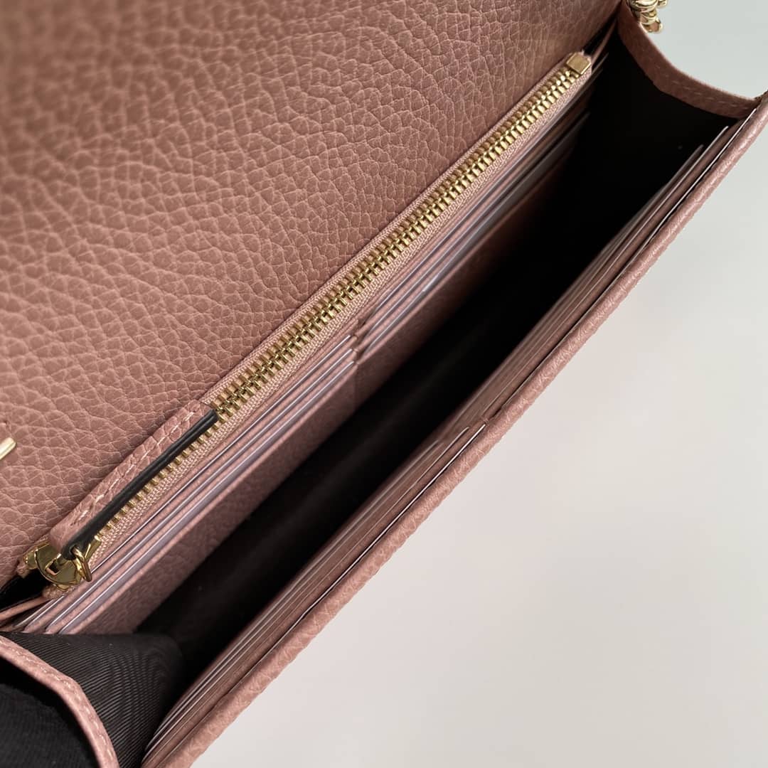 Gvc*1 Interlocking Crossbody Bag Chain Wallet Replica 510314