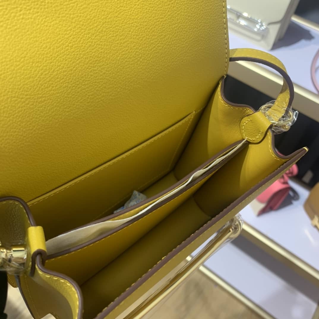H**me5 Roulis Mini Sac Evercolor Calfskin Leather Crossbody Bag
