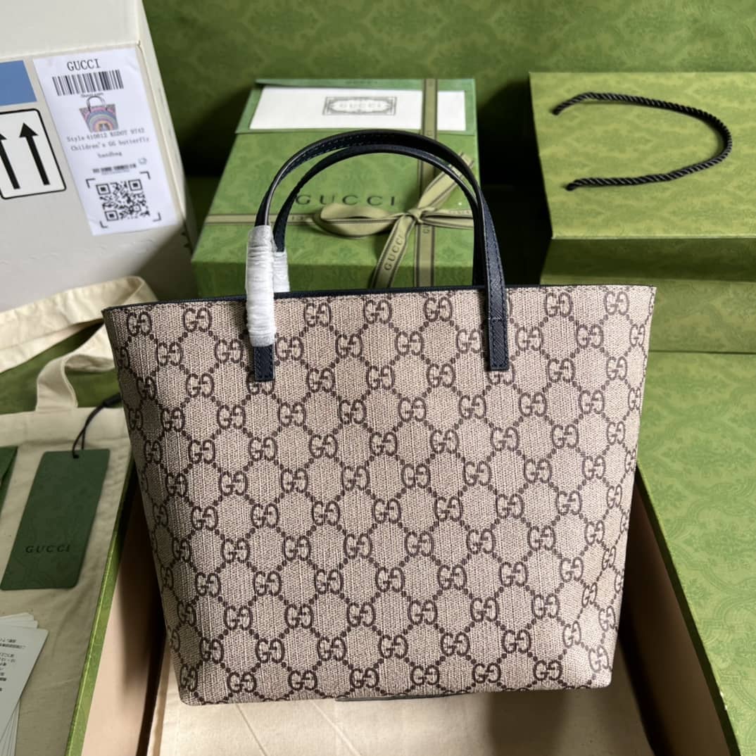 Gvc*1 Children GG Tote Cat Print 410812 Replica Bag