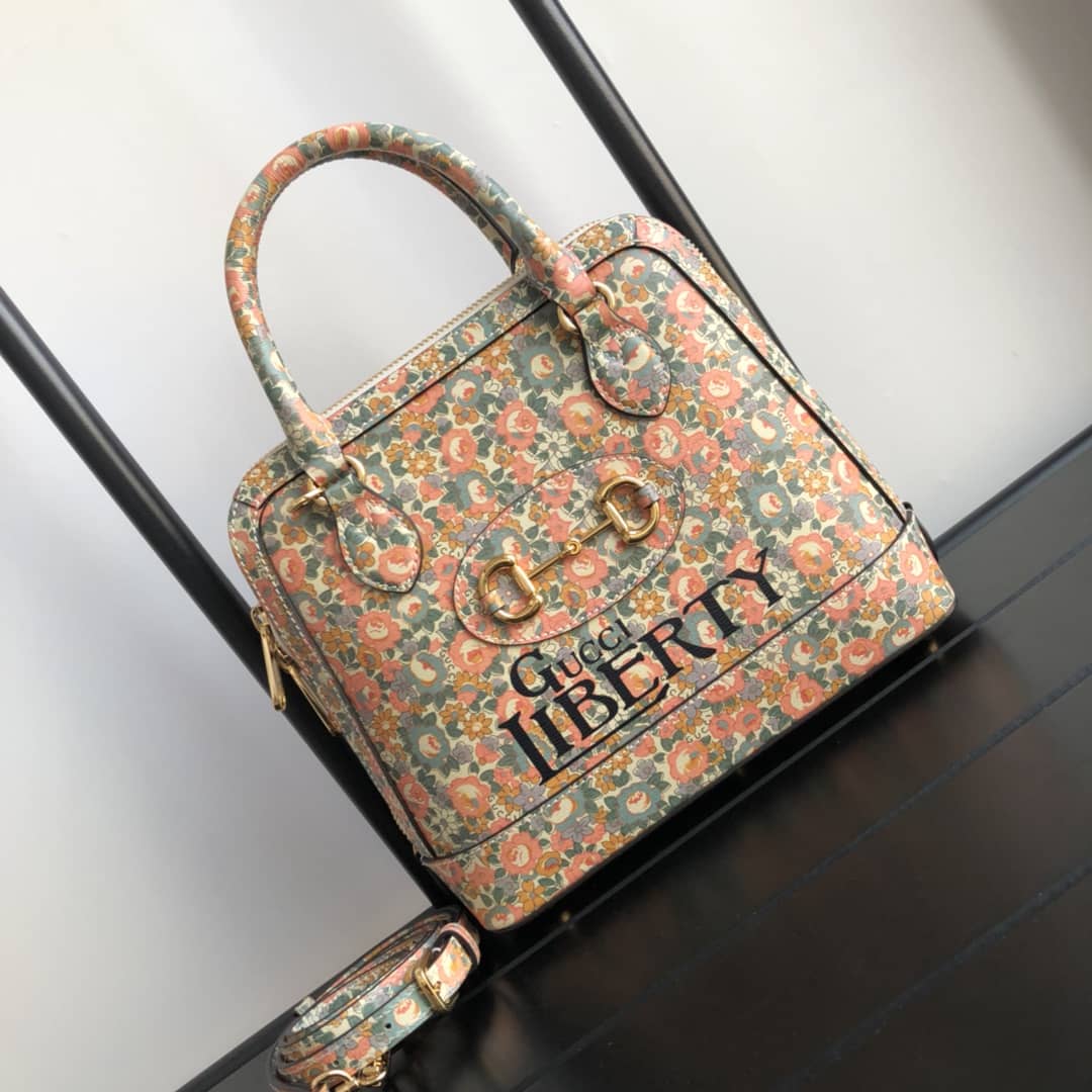 Gvc*1 GG Horsebit 1955 Small Top Handle Printing Replica Bag 621220