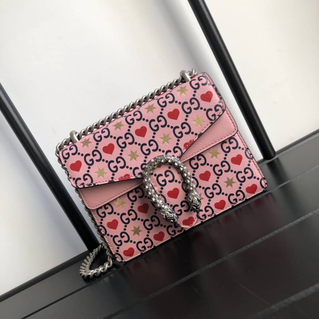 Gvc*1 GG Svp*me Dionysus 2way Mini Chain Shoulder Bag Replica Pink 421970