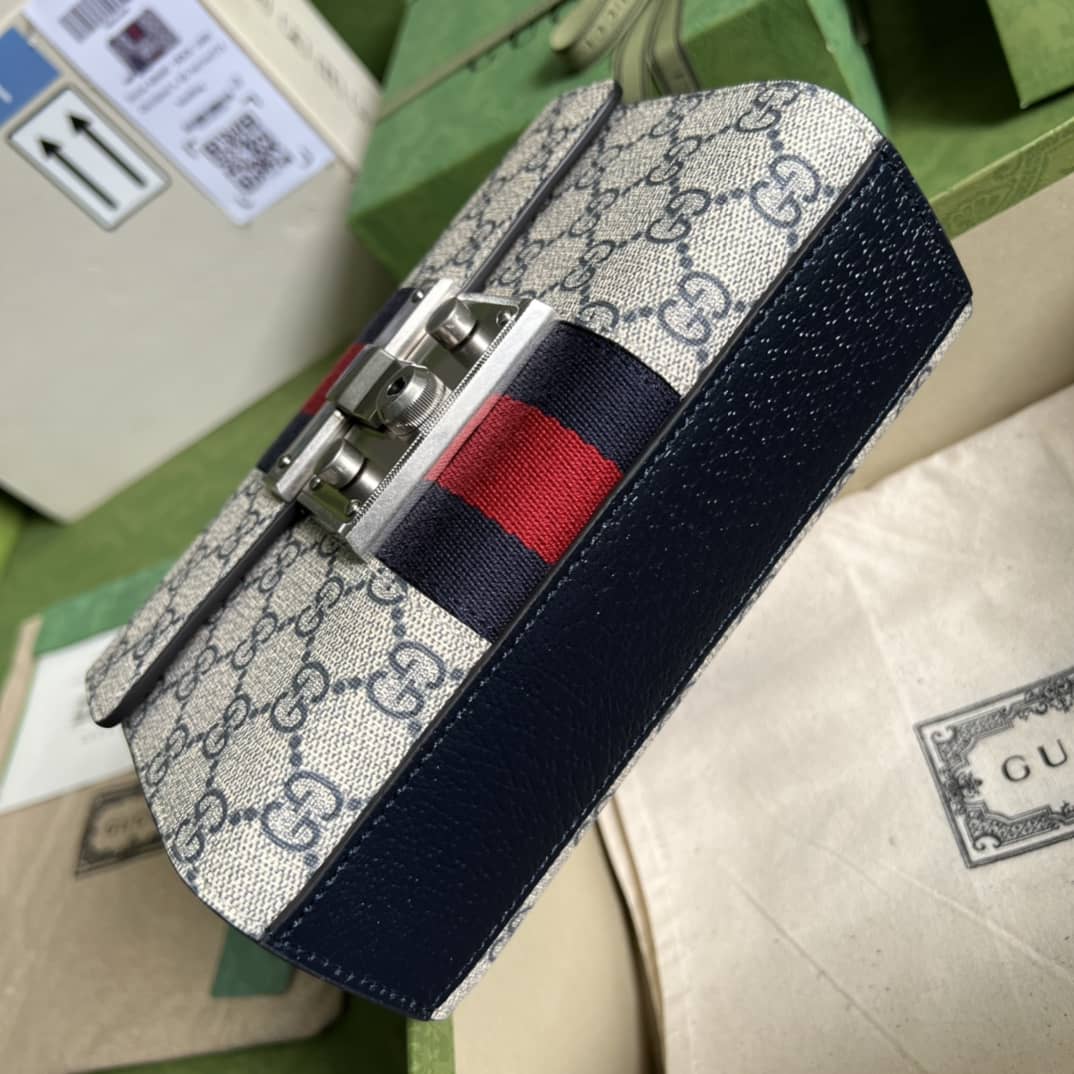 Gvc*1 Crossbody Dupe Padlock Small GG Chain 409487