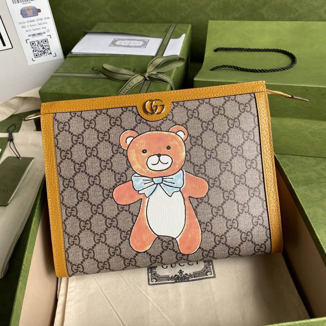 Gvc*1 Kai Svp*me Canvas Pouch Replica 660513