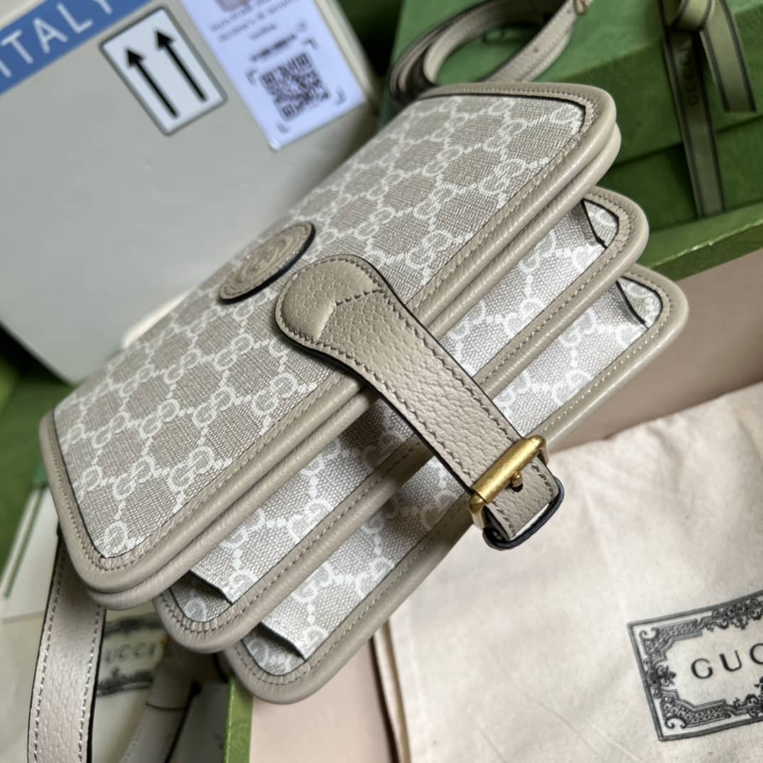 Gvc*1 Mini Shoulder Crossbody Bag With Interlocking 671620 Replica