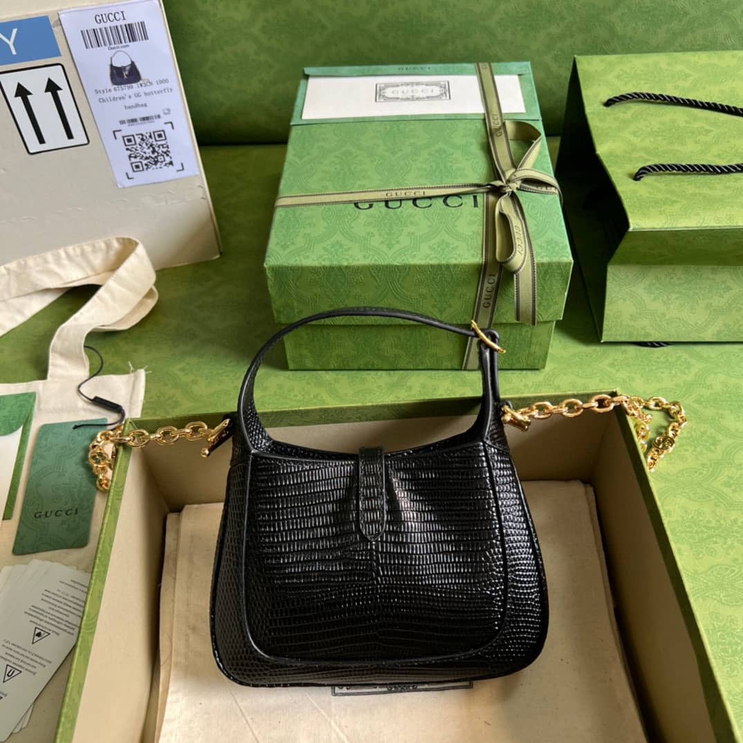 Gvc*1 Jackie 1961 Mini Shoulder Bag Black 675799 Replica