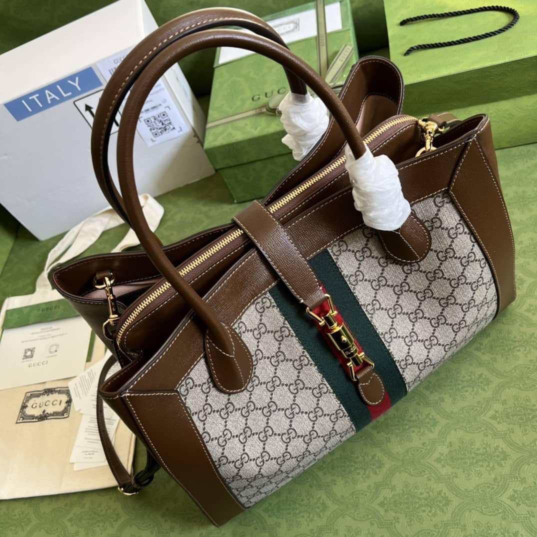 Best Replica Gvc*1 Jackie 1961 Large Tote Bag Canvas 649015 Replica(ColaReps)