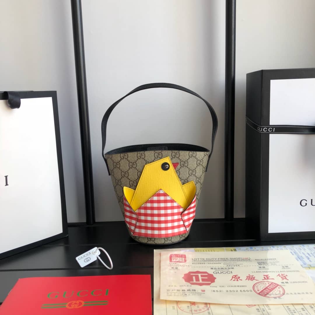 Gvc*1 Children GG Chick Bucket Bag 606193