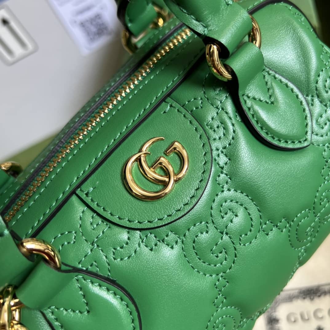 Gvc*1 GG Matelassé Leather Top Handle Shoulder Bag 702251 Replica