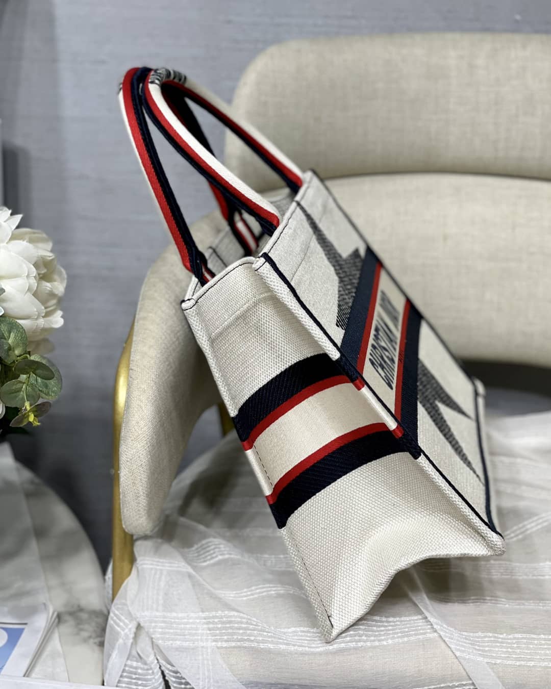 D10r Dupe CD Book Embroidery Tote Bag