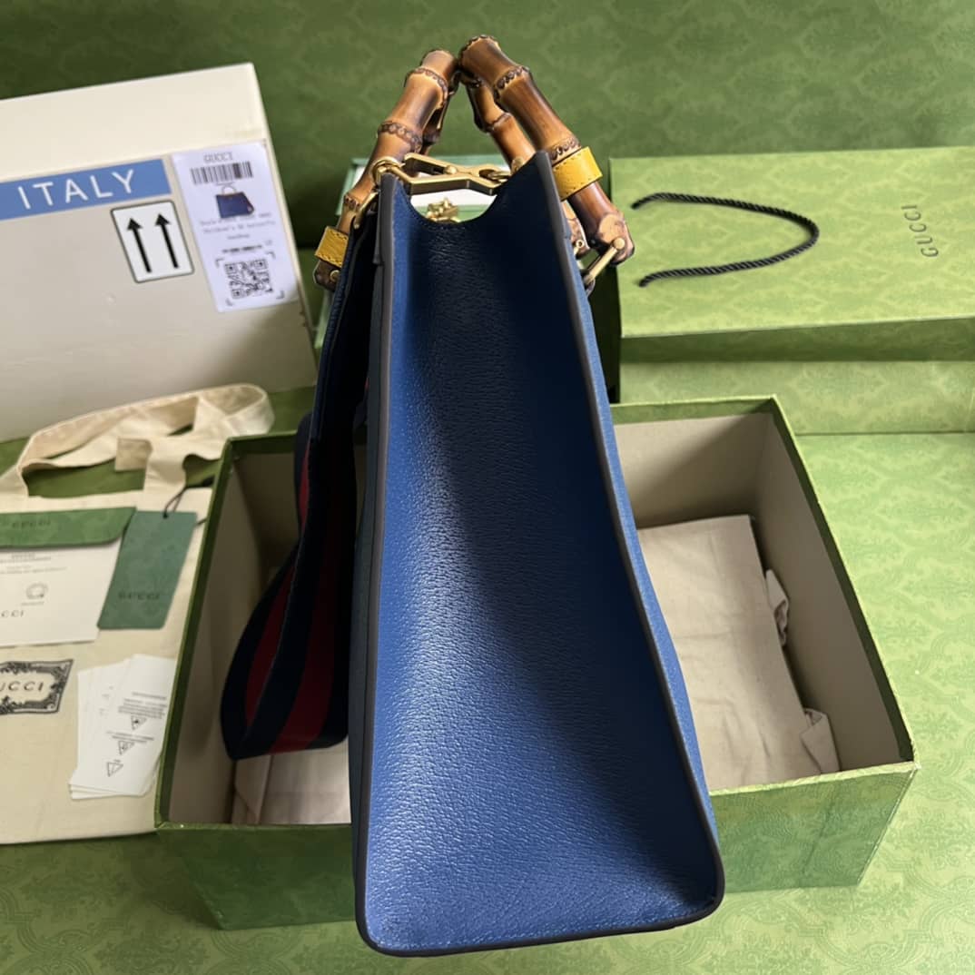 Gvc*1 Diana Medium Blue 678842 Replica Tote Bag