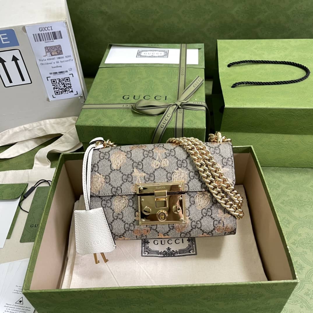 Gvc*1 Padlock GG Small Shoulder Bag Replica 409487