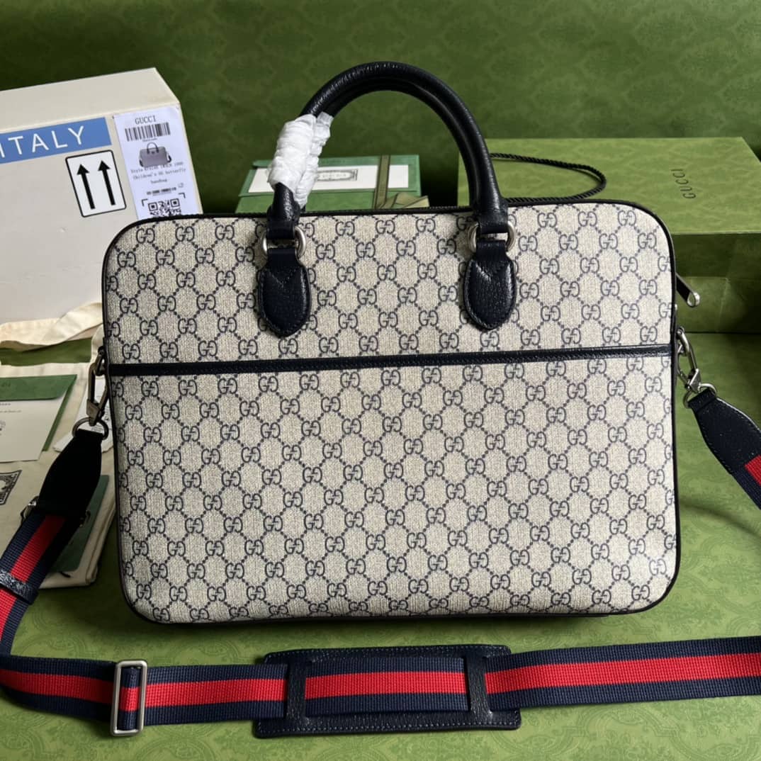 Best Replica Gvc*1 Business Case With Interlocking G Brown 674140 Replica Mens Bag(ColaReps)