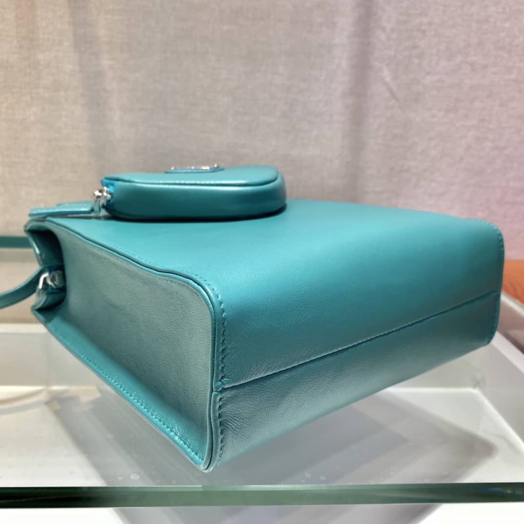 Pra*a Nappa Leather Replica Tote