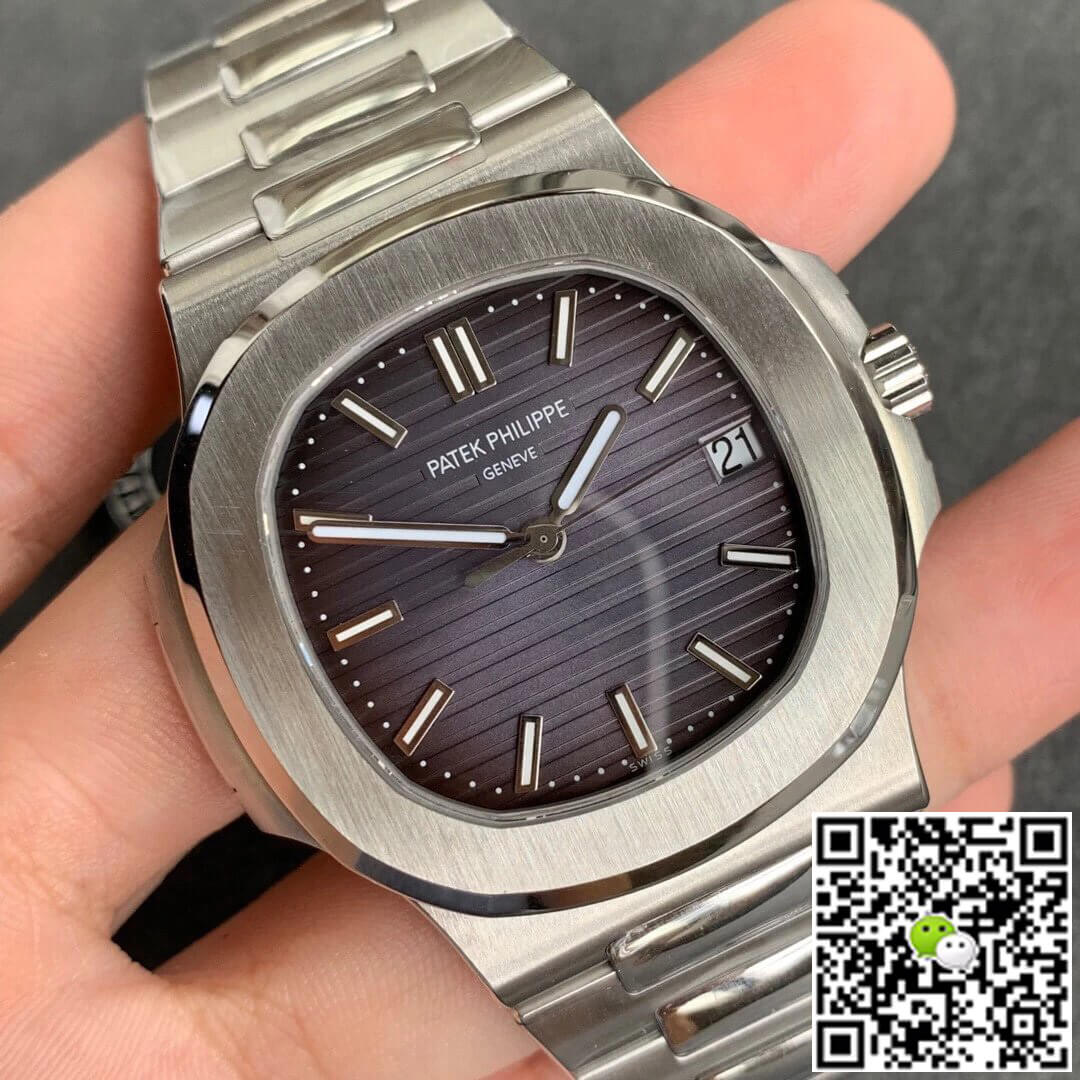 Replica Pat*k Phi1i*pe Nautilus 5711 1:1 Best Edition PPF Factory V4 Gray Dial Swiss ETA324