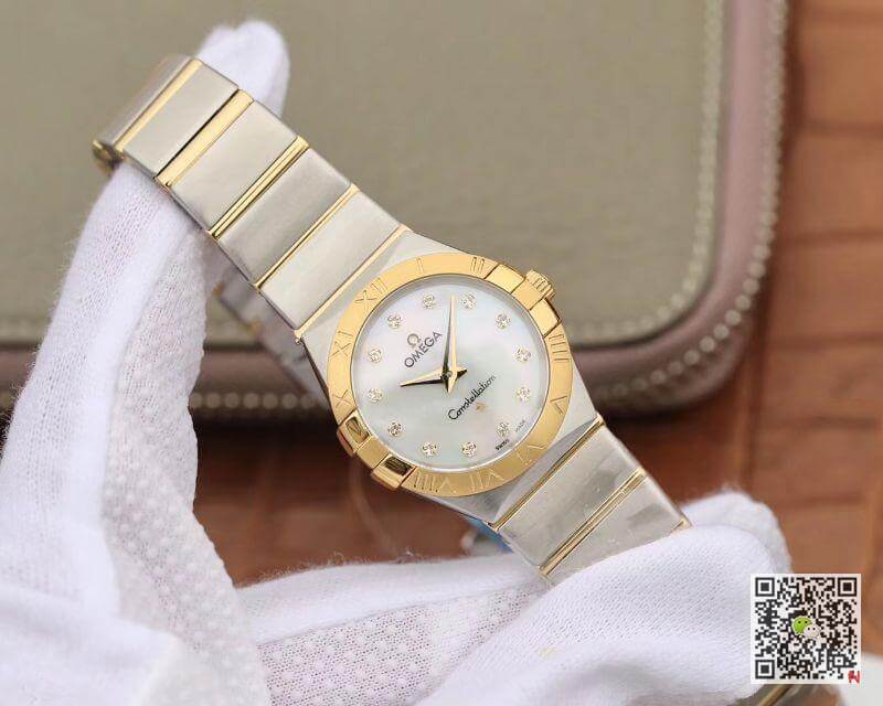 Replica 0me*ga Constellation 27mm Quartz Ladies 1371.71.00 TW Factory 1:1 Best Edition Swiss Eta Quartz 1376