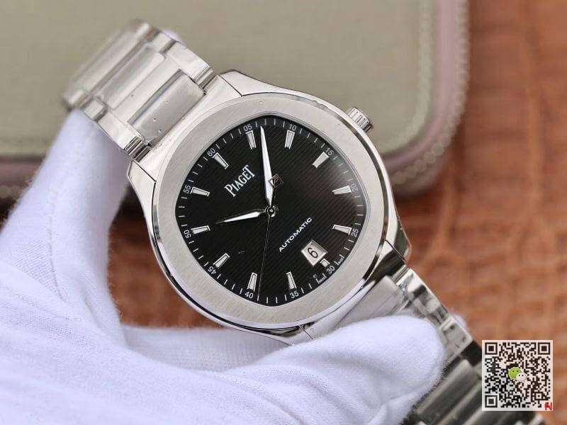 Replica Piaget Polo S G0A41003 MKS Factory 1:1 Best Edition Black Textured Dial On Stainless Steel Bracelet Swiss ETA 1110