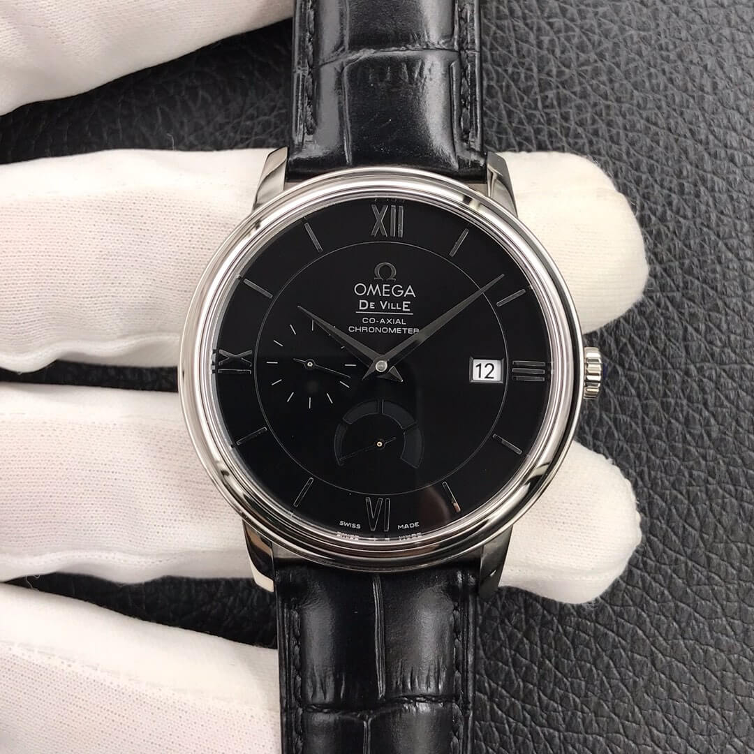 Replica 0me*ga De Ville 424.13.40.21.01.001 1:1 Best Edition ZF Factory Black Dial