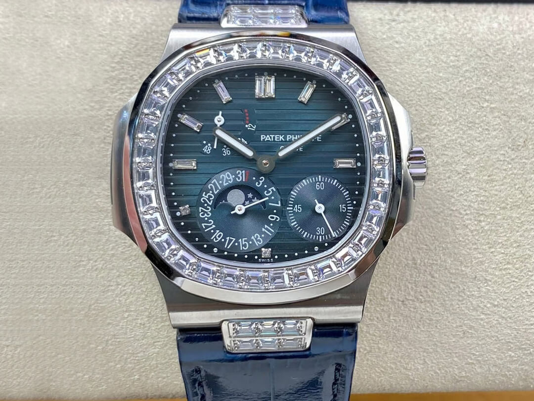 Replica Pat*k Phi1i*pe Nautilus 5724G-001 1:1 Best Edition GR Factory Blue Strap