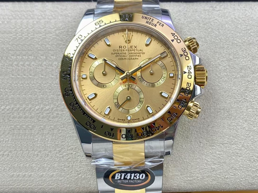 Replica R01ex Daytona M116503-0003 1:1 Best Edition BT Factory Gold Dial